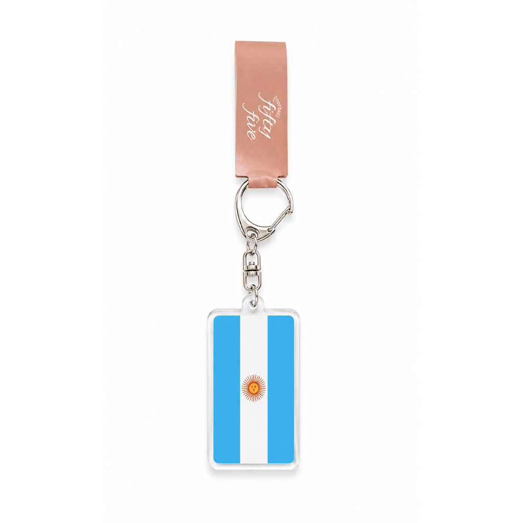 Alpha 55 Porte-Clé Drapeau Argentine Élégant