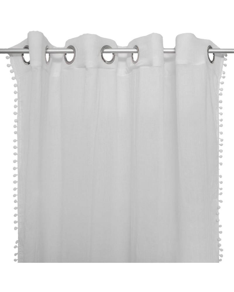 Alpha 55 Rideau avec bordures pompons