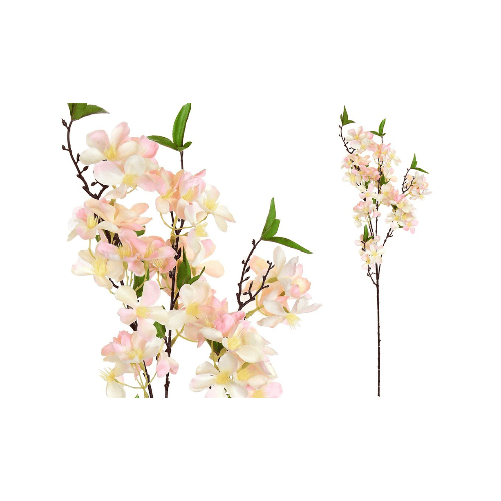 Alpha 55 Rose-ivoire Tige décorative amande pour composition florale