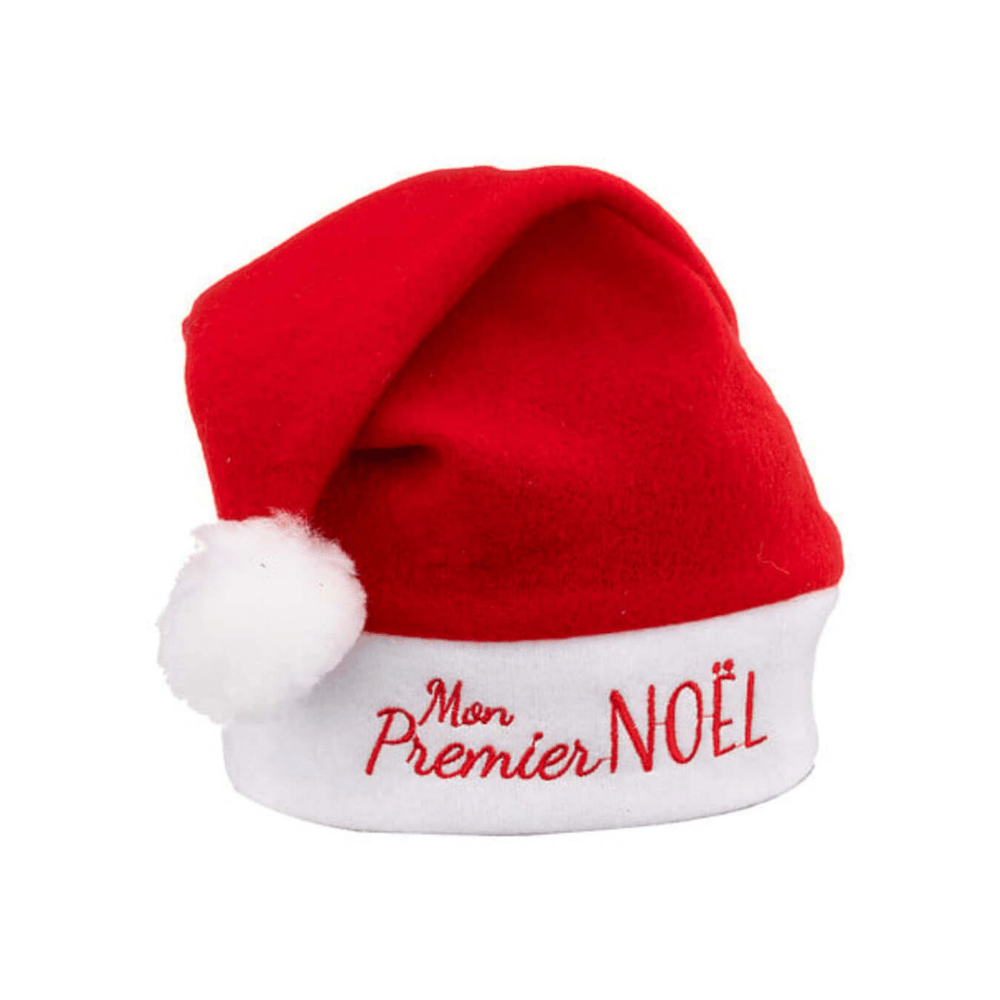 Alpha 55 Rouge Chapeau "Mon premier Noël" pour bébé