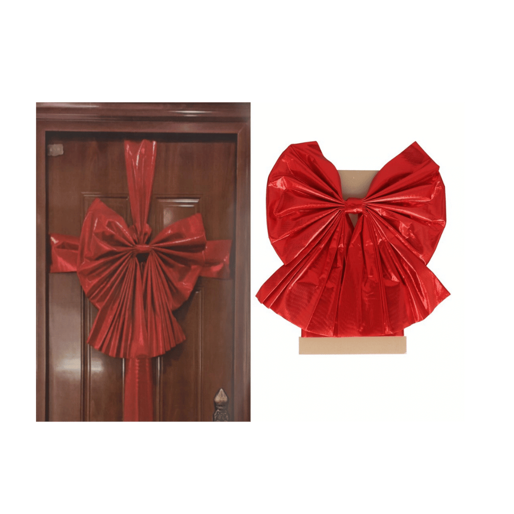 Alpha 55 Rouge Nœud de porte – Décoration de Noël élégante et festive