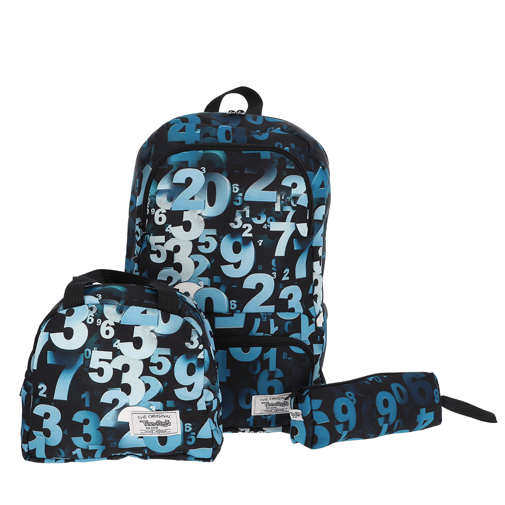 Alpha 55 Sac à dos Teenpack Trio Sad +Sg +Tse Imprimé Numero