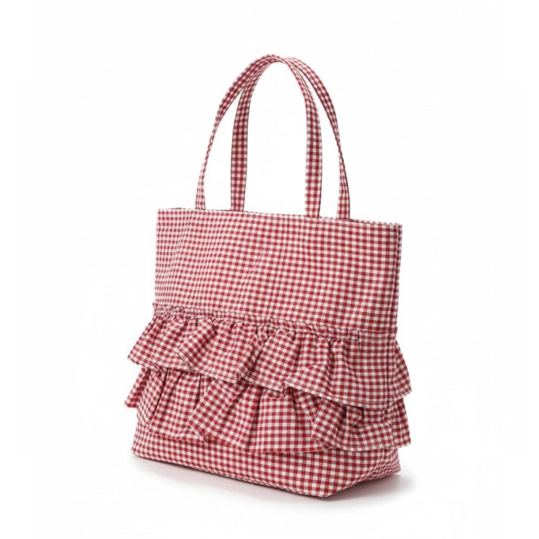 Alpha 55 Sac Cabas Vichy à Volants – Style Bohème