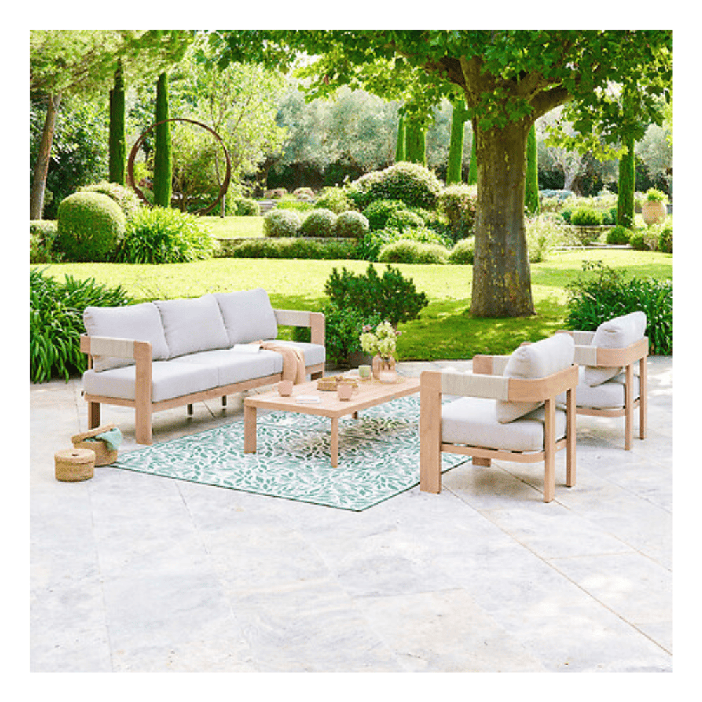 Alpha 55 Salon de jardin Oryna 5 places aluminium extérieur