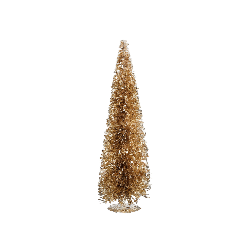 Alpha 55 Sapin de table champagne – Décor Noël raffiné
