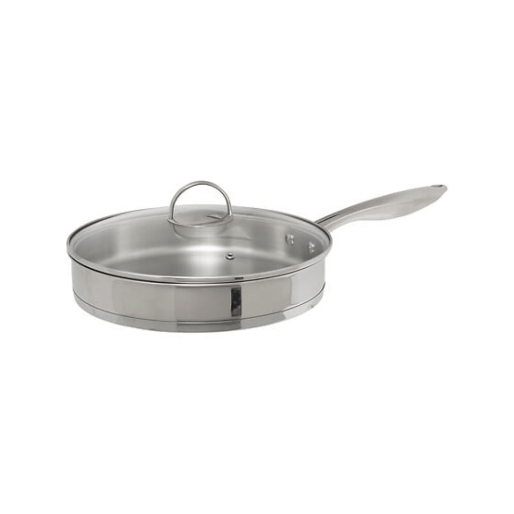 Alpha 55 Sauteuse Résilience 28 cm en inox – Polyvalente