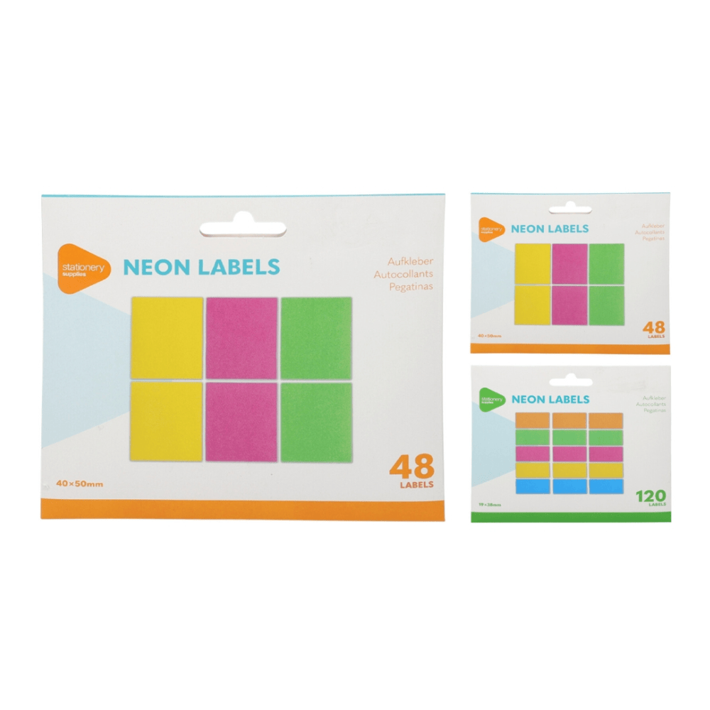 Alpha 55 Scol Gommettes Rectangulaires Assorties x120