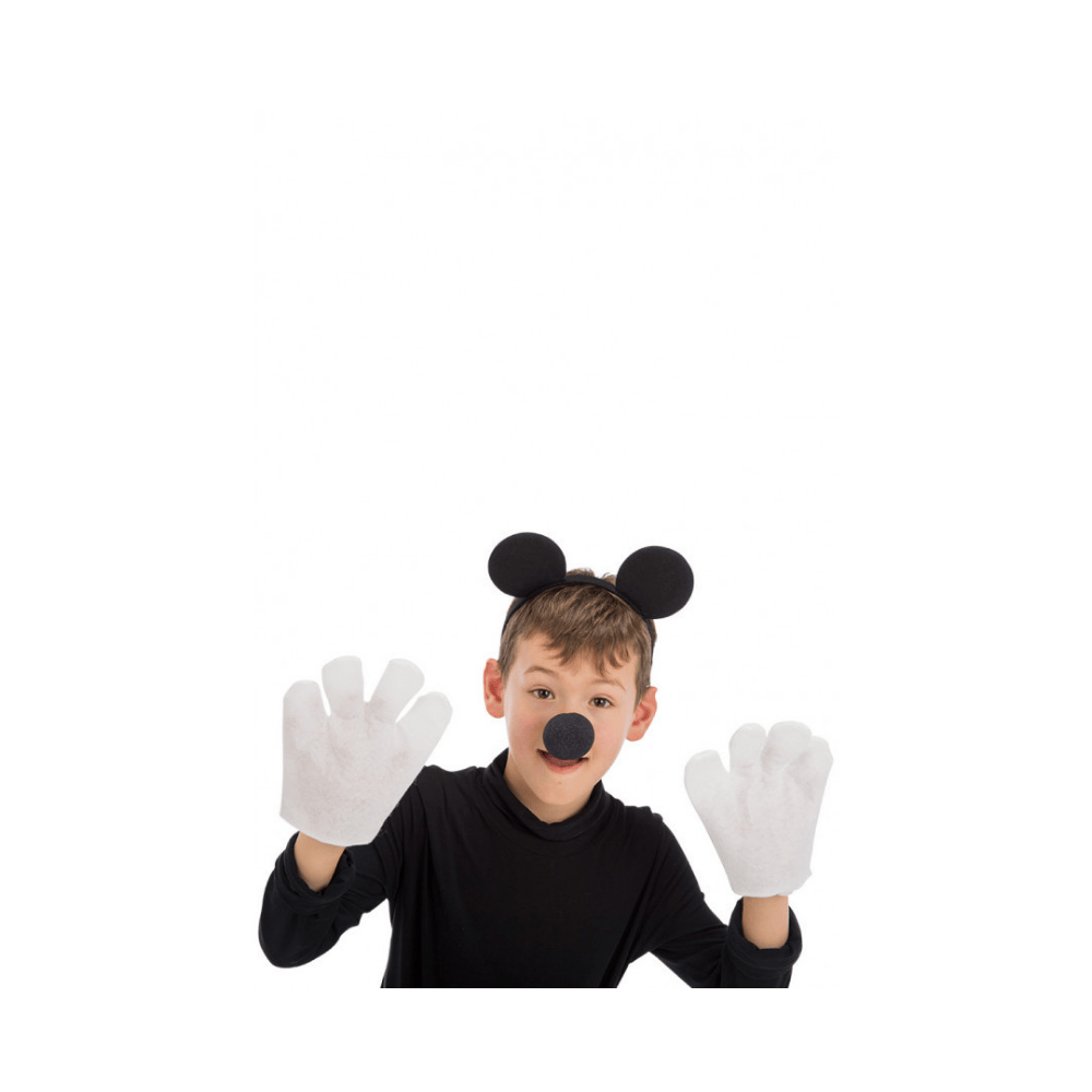 Alpha 55 Set 2 Pièces Enfant Oreilles et Gants Souris