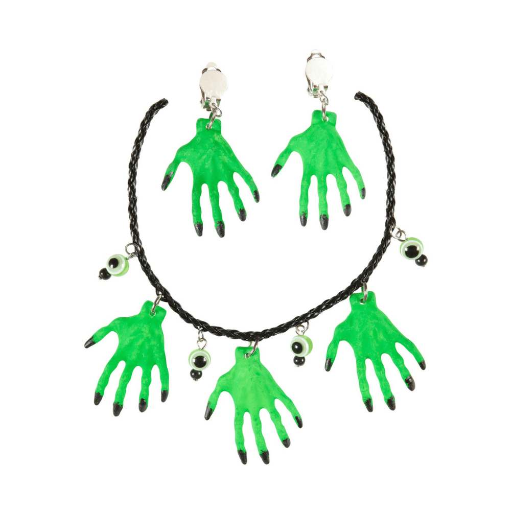 Alpha 55 Set Collier et Boucles d'Oreilles Alien 2 Pièces