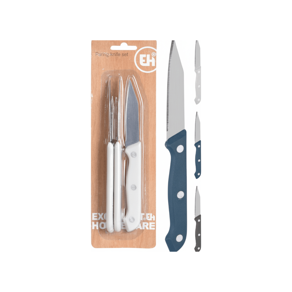 Alpha 55 Set de 3 couteaux de cuisine pratiques