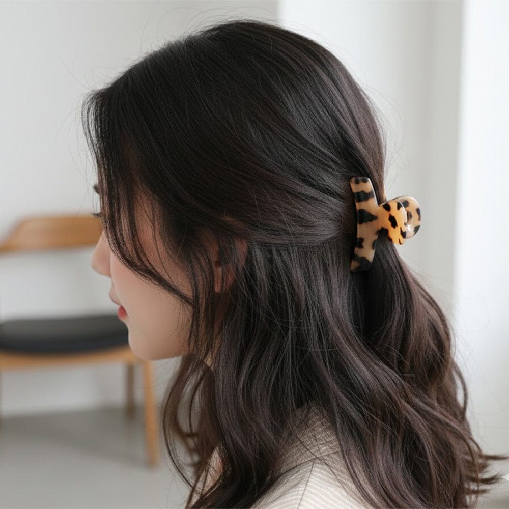 Alpha 55 Set de 3 pinces en plastique écaille cheveux