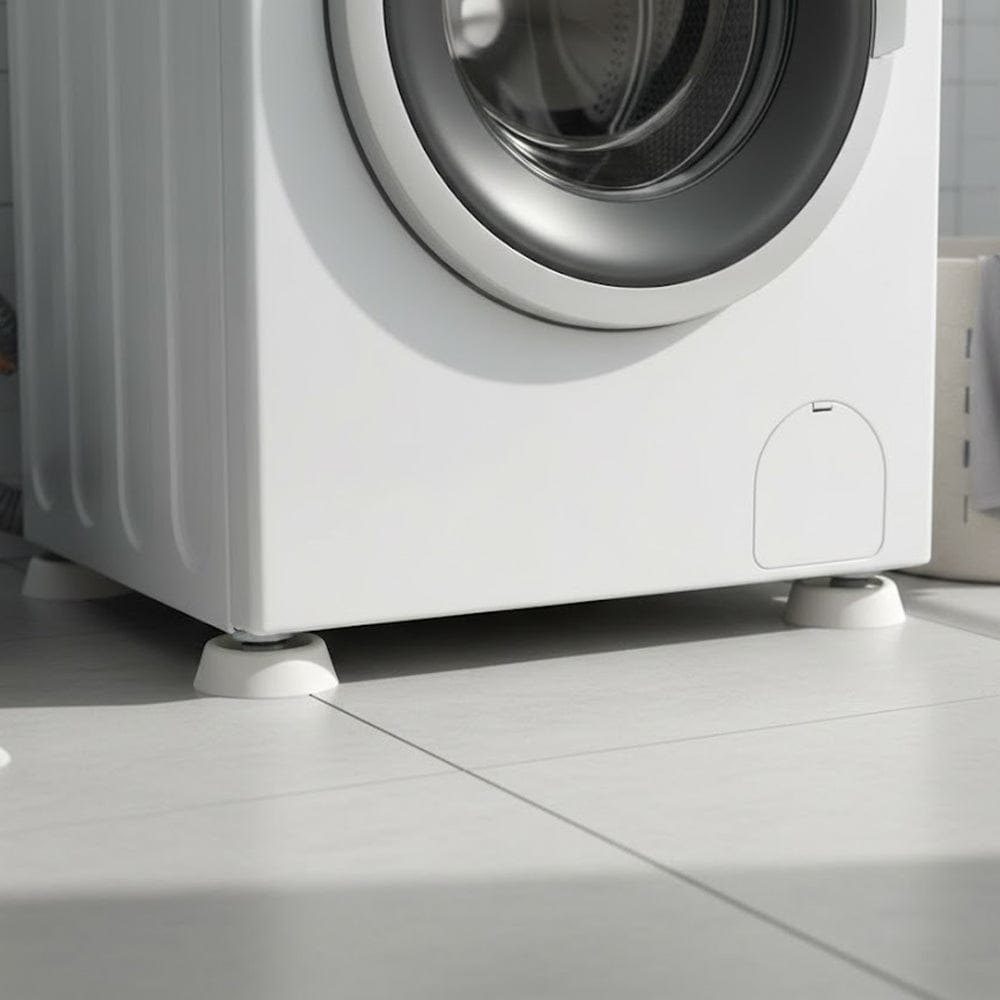 Alpha 55 Set de 4 amortisseurs de vibration en plastique blanc