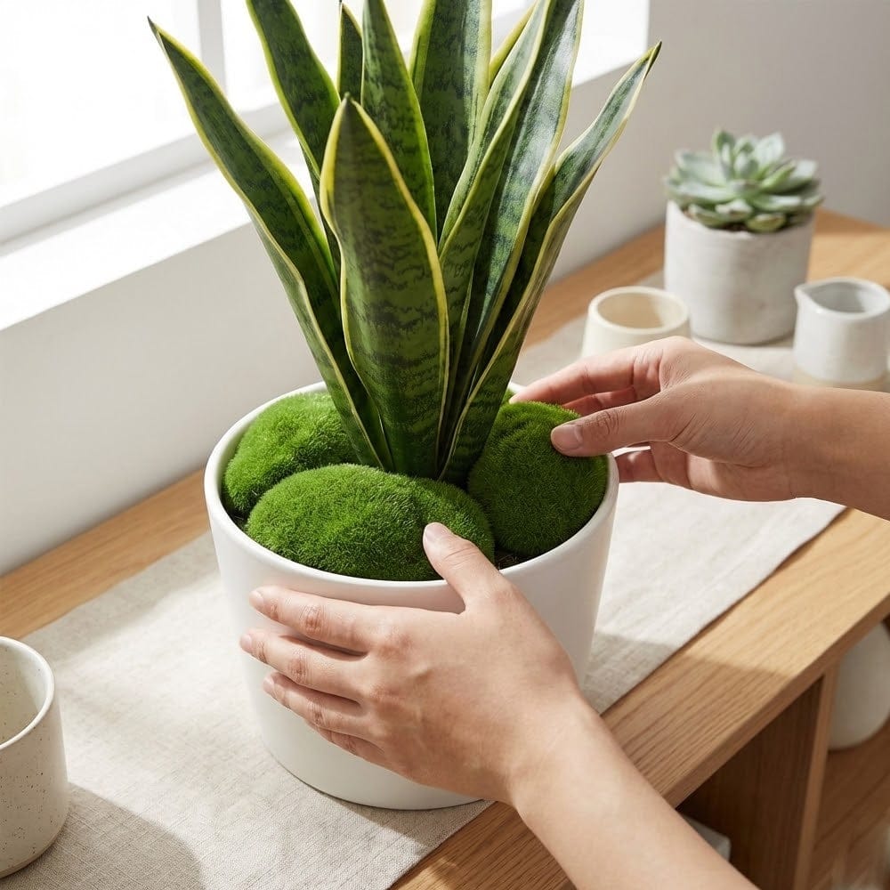 Alpha 55 Set de 4 galets en mousse artificielle décorative