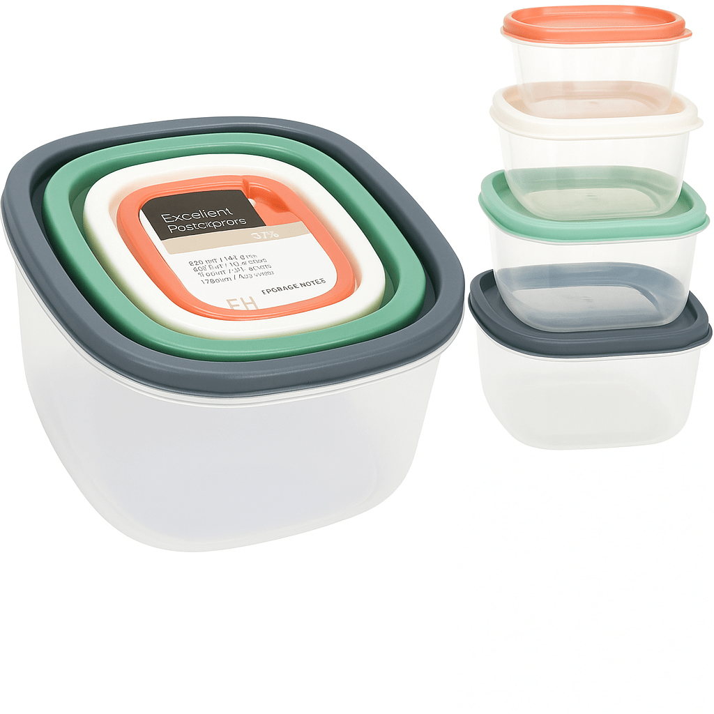 Alpha 55 Set de 5 boîtes de conservation