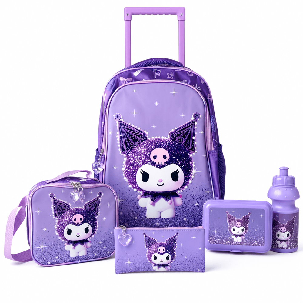 Alpha 55 Set de 5 Pièces Trolley 17" Licence Kuromi