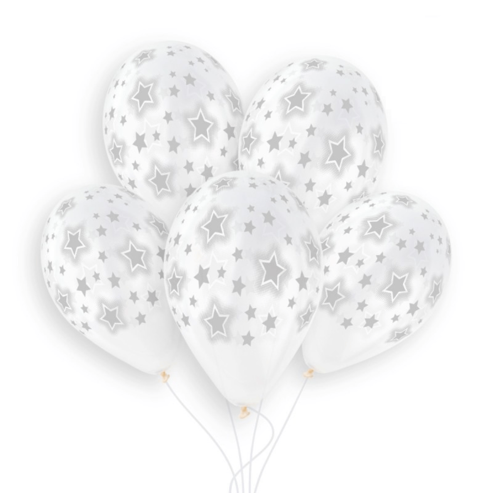 Alpha 55 Set de 50 ballons Crystal Stars latex