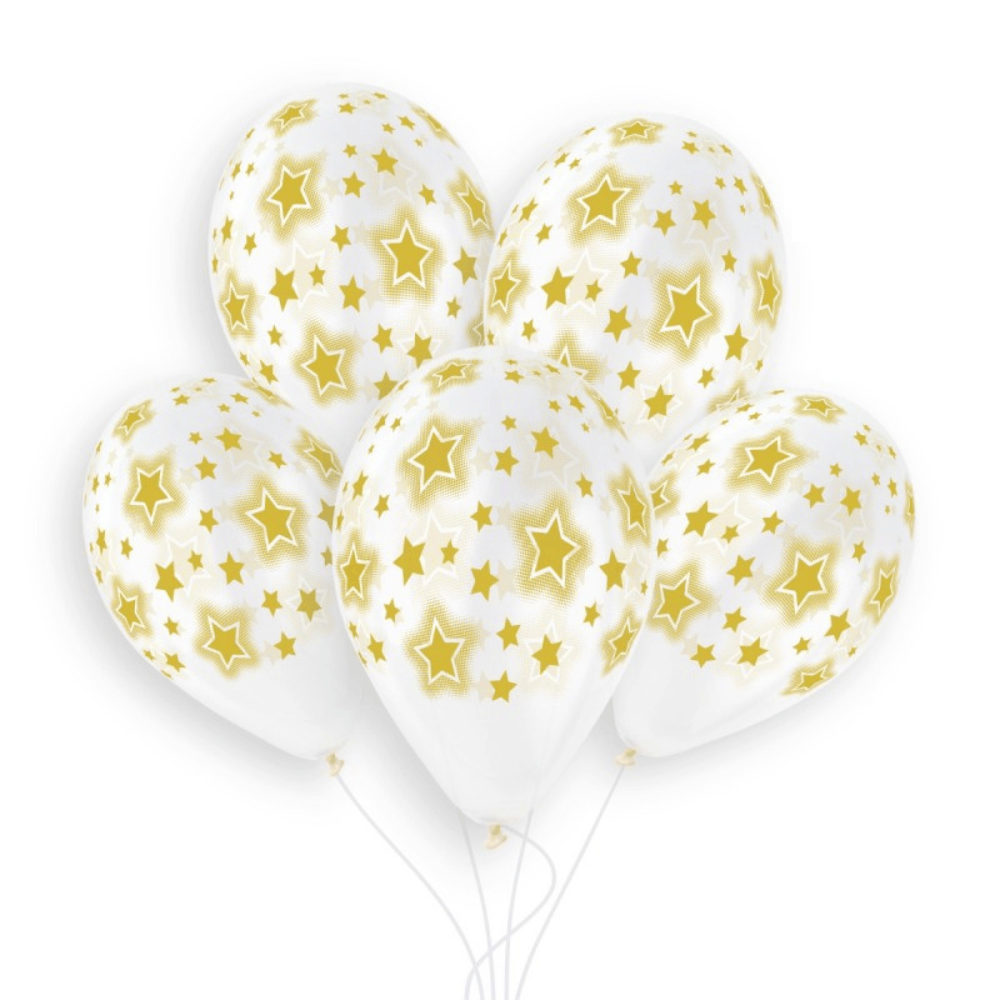 Alpha 55 Set de 50 ballons Crystal Stars latex