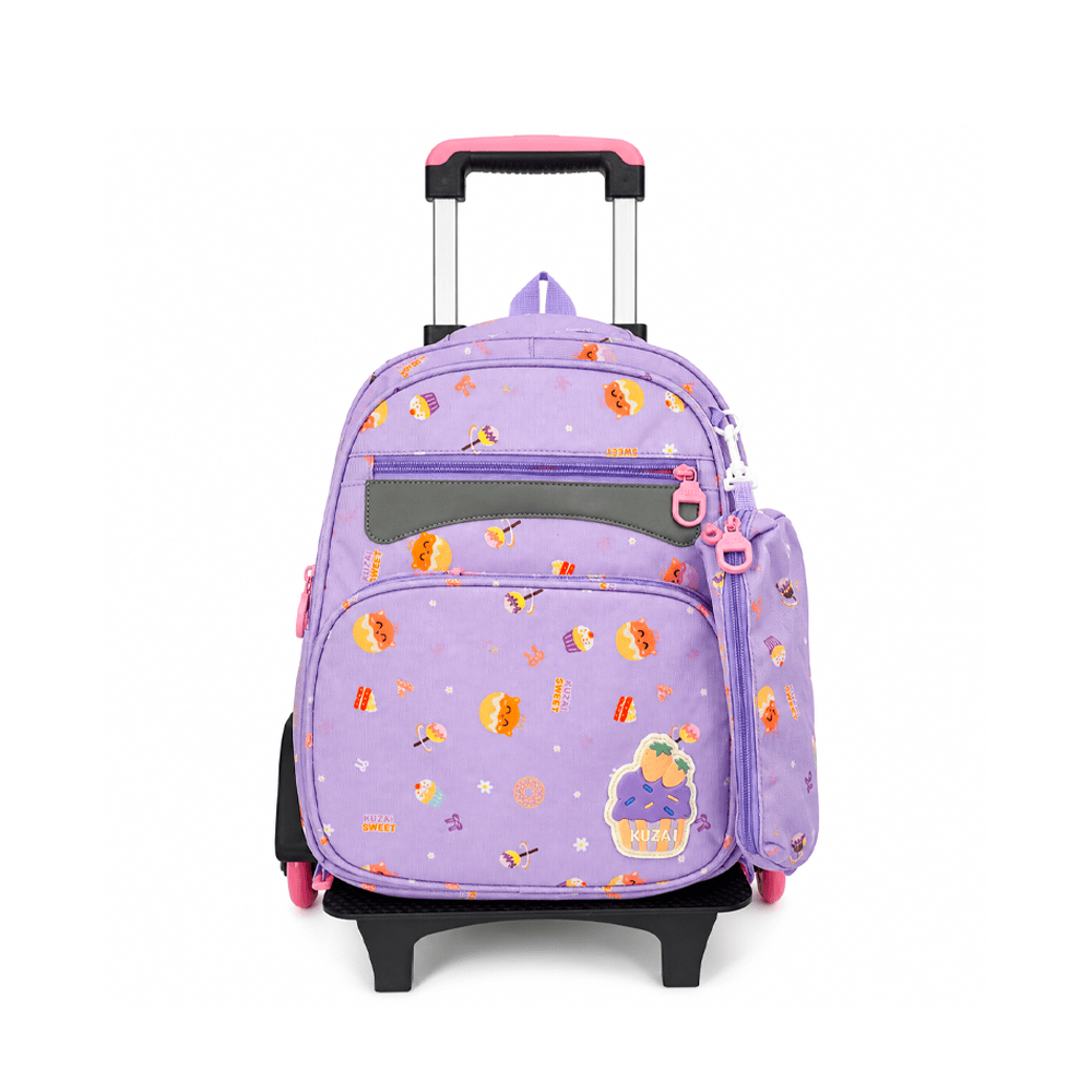 Alpha 55 Set Duo Trolley 15" Imprimé Mauve