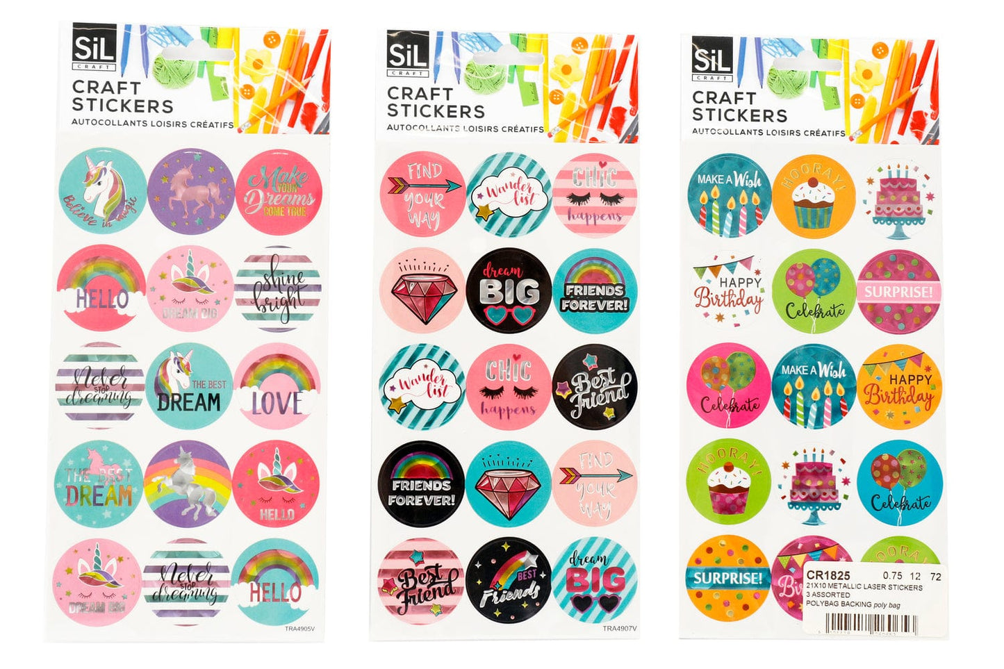 Alpha 55 Sticker décoratif effet laser