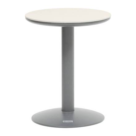 Alpha 55 Table d'appoint en métal graphite Soletia 40 × 40 × 50 cm