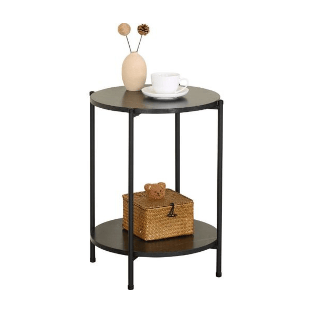 Alpha 55 Table d’Appoint Marbrée – Design Élégant