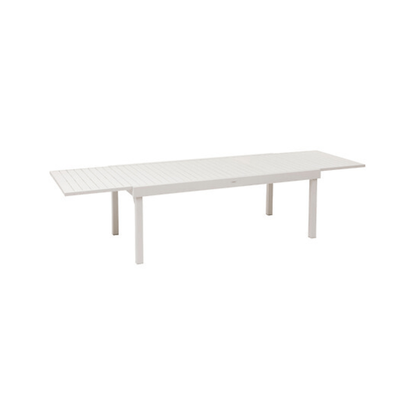 Alpha 55 Table extensible Piazza 12 places en aluminium