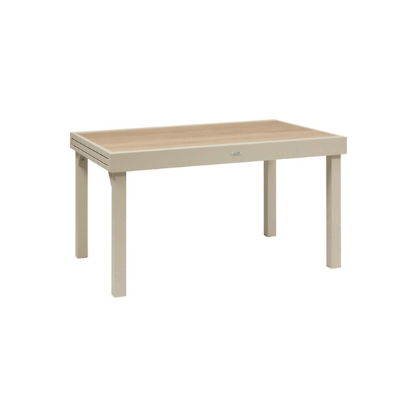Alpha 55 Table Piazza extensible 10 places verre imprimé