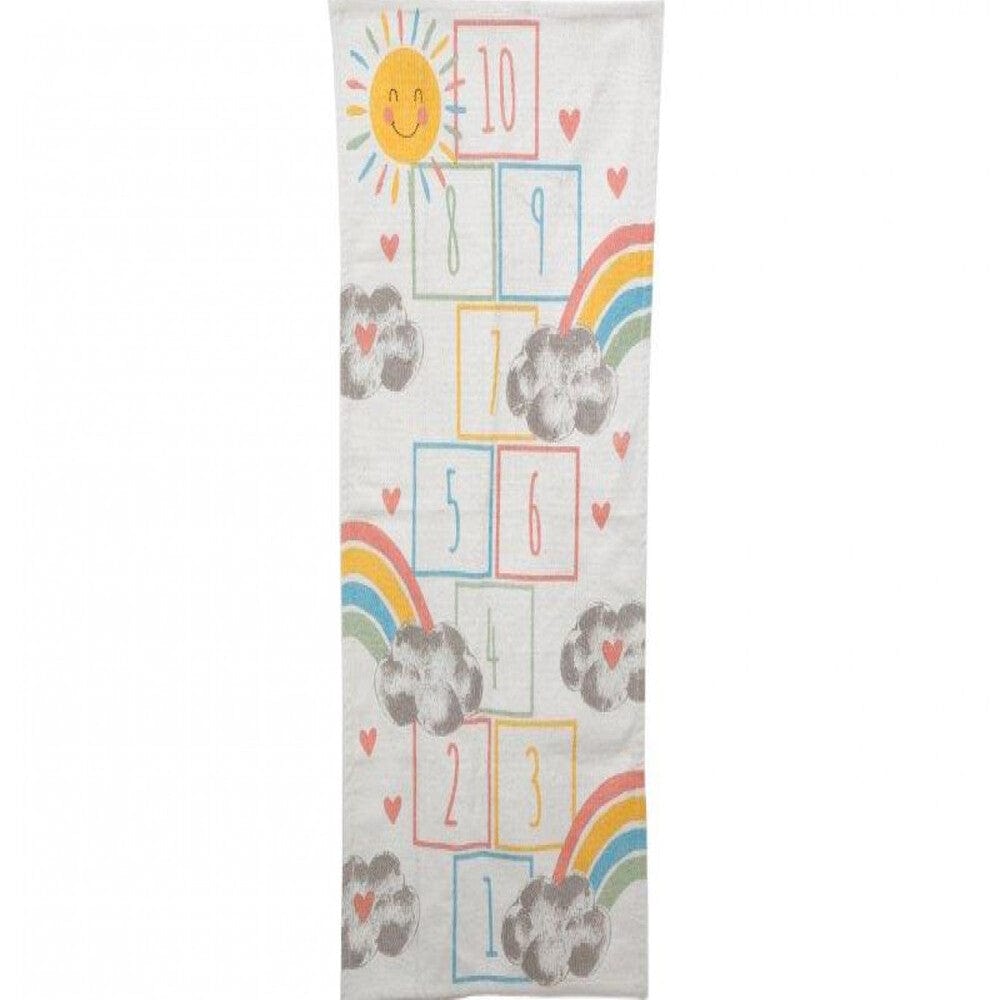 Alpha 55 Tapis de marelle arc-en-ciel pour bébé
