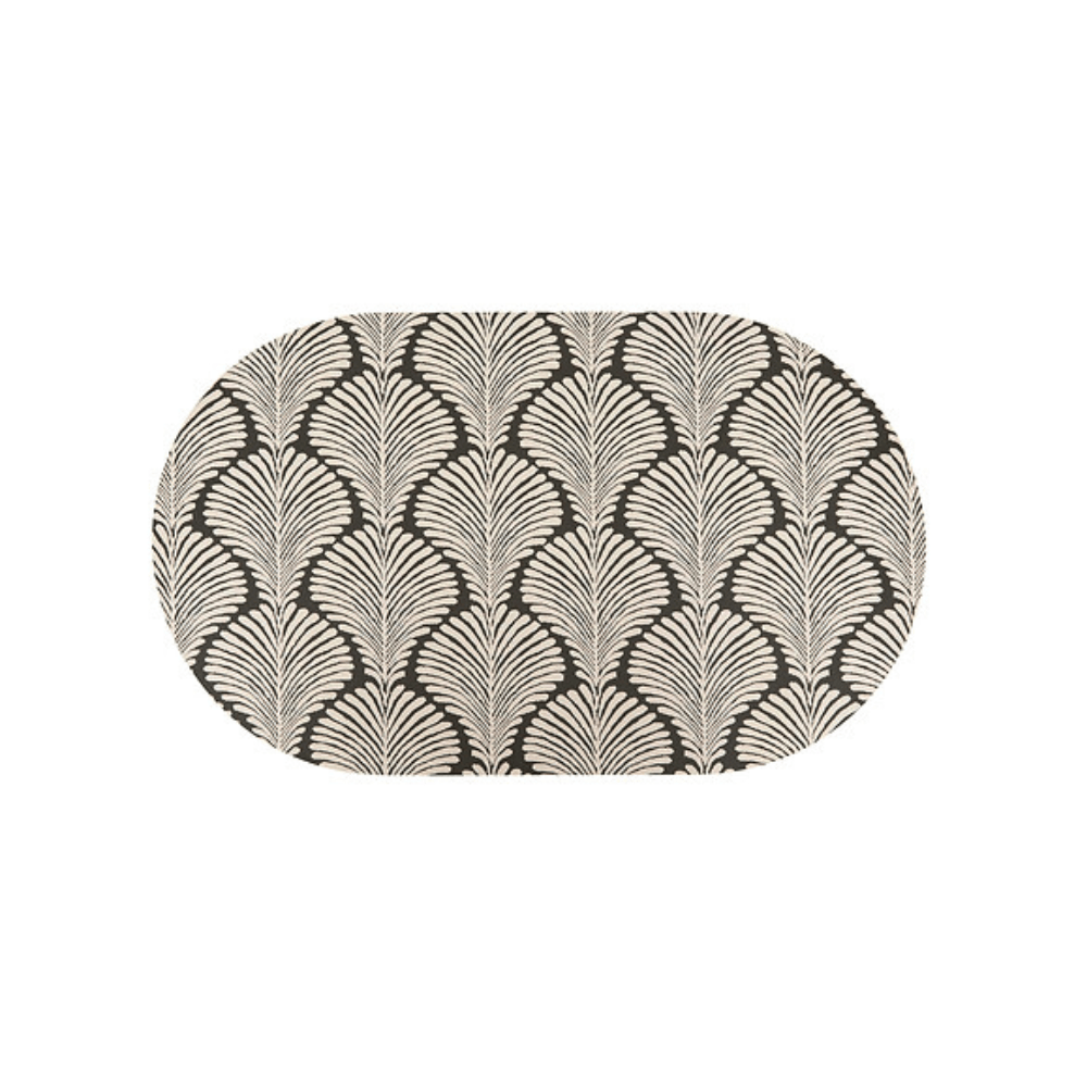 Alpha 55 Tapis diatomite arrondi absorbant en display