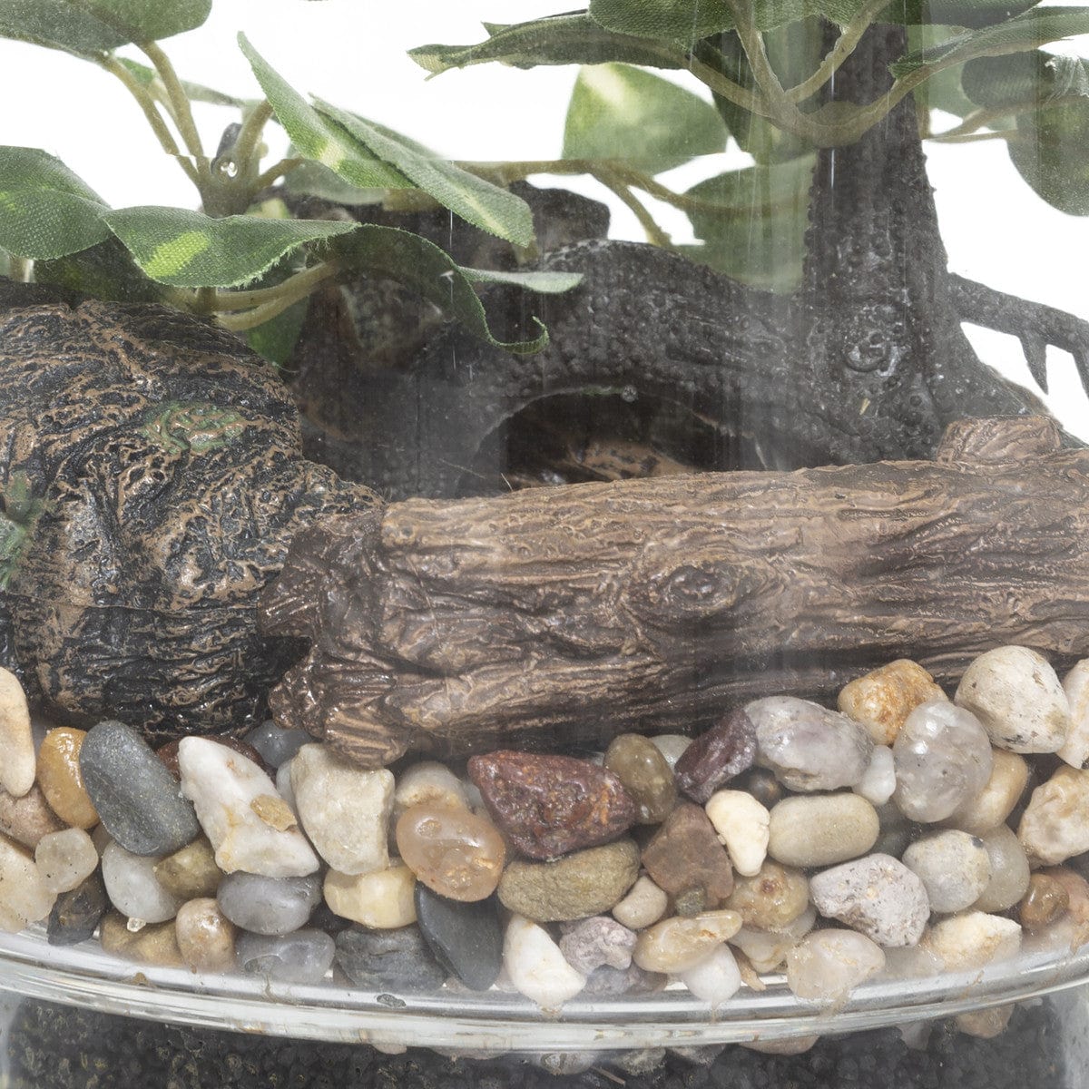 Alpha 55 Terrarium en verre Bonsaï artificiel H 19 cm