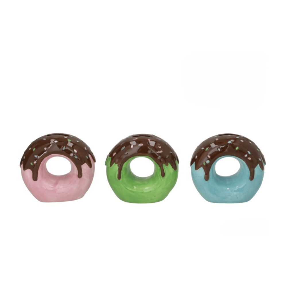 Alpha 55 Tirelire en céramique donut – Épargne déco enfant