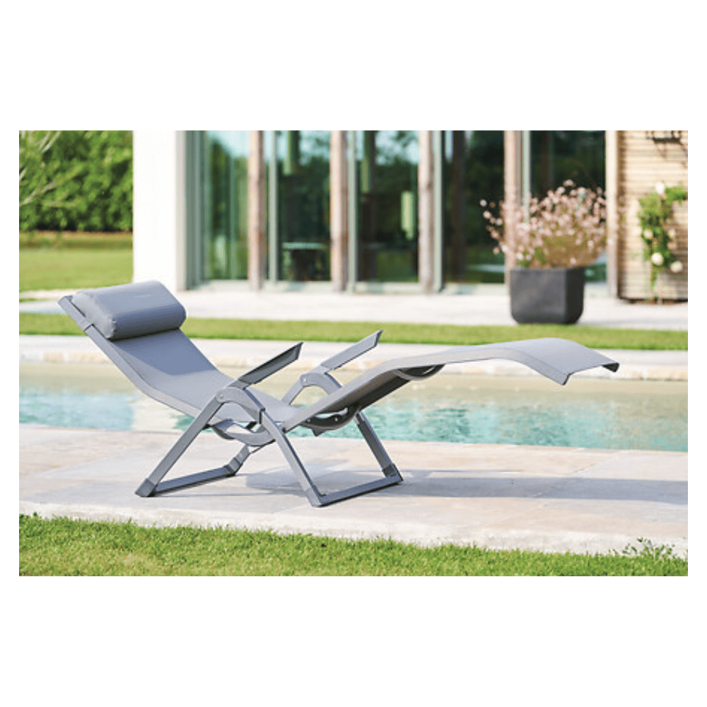 Alpha 55 Transat pliable Decima en aluminium ardoise quartz