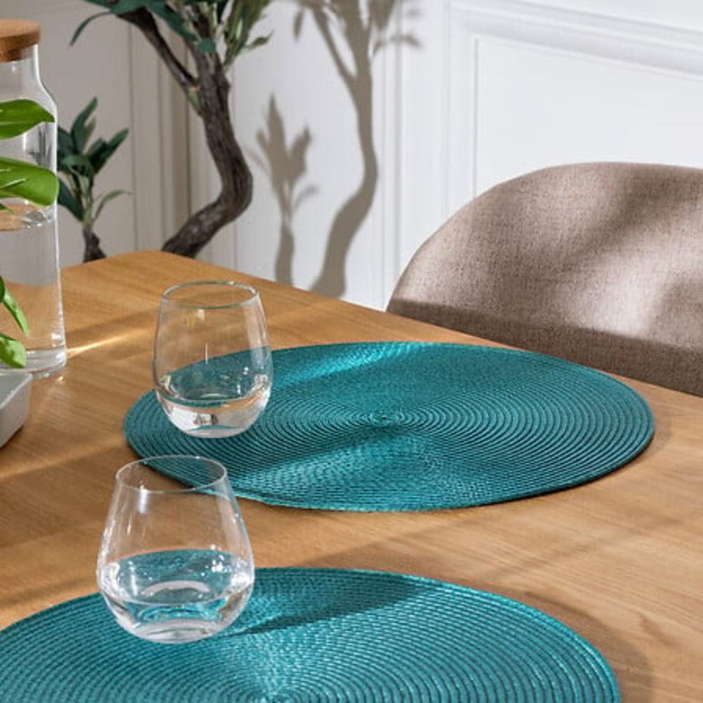 Alpha 55 Vert Foncé Set de table tressé