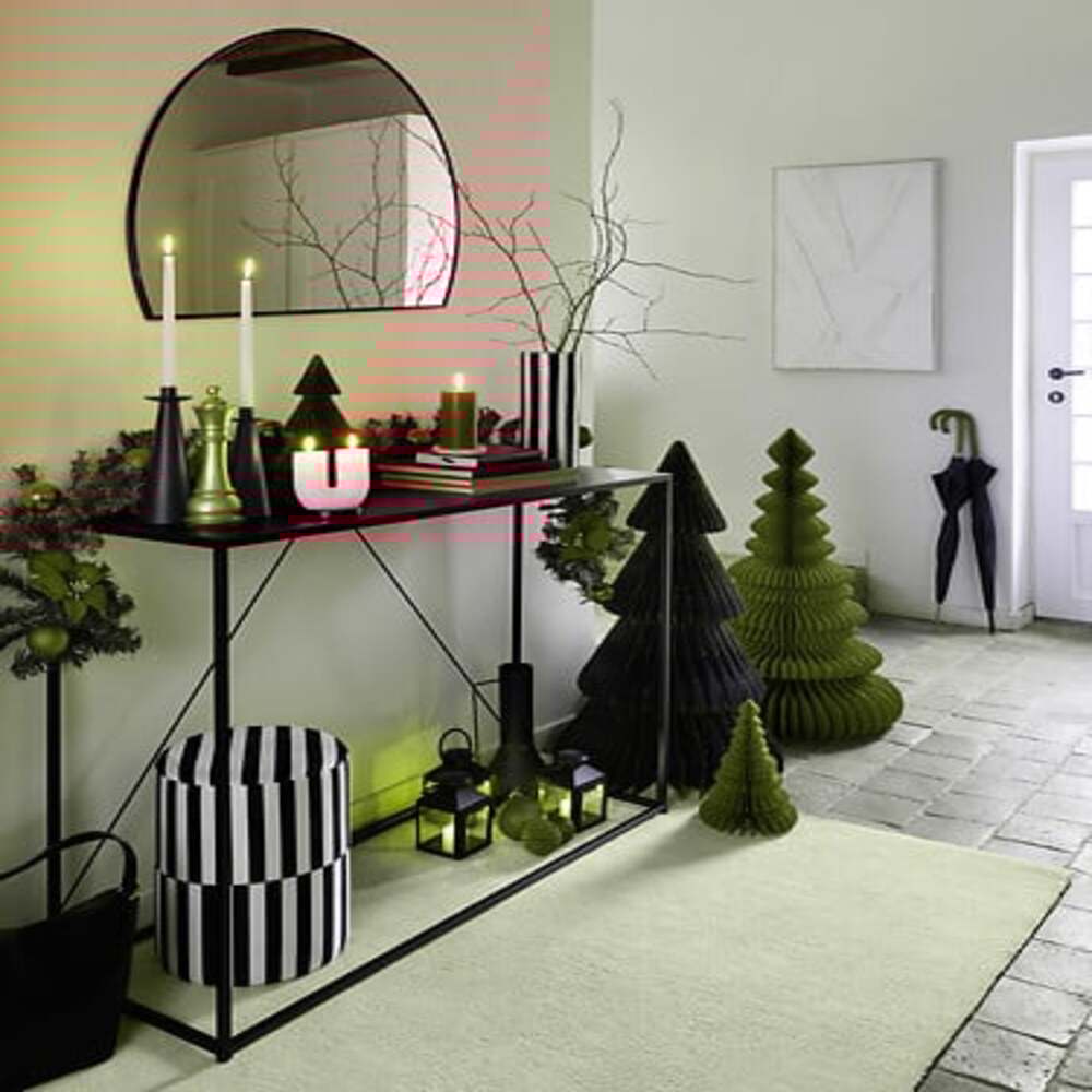 Alpha 55 Vert Guirlande de Noël avec boules