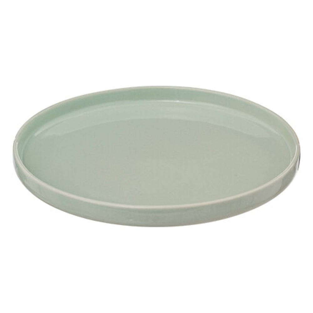 Alpha 55 Vert mint Assiette à dessert en céramique