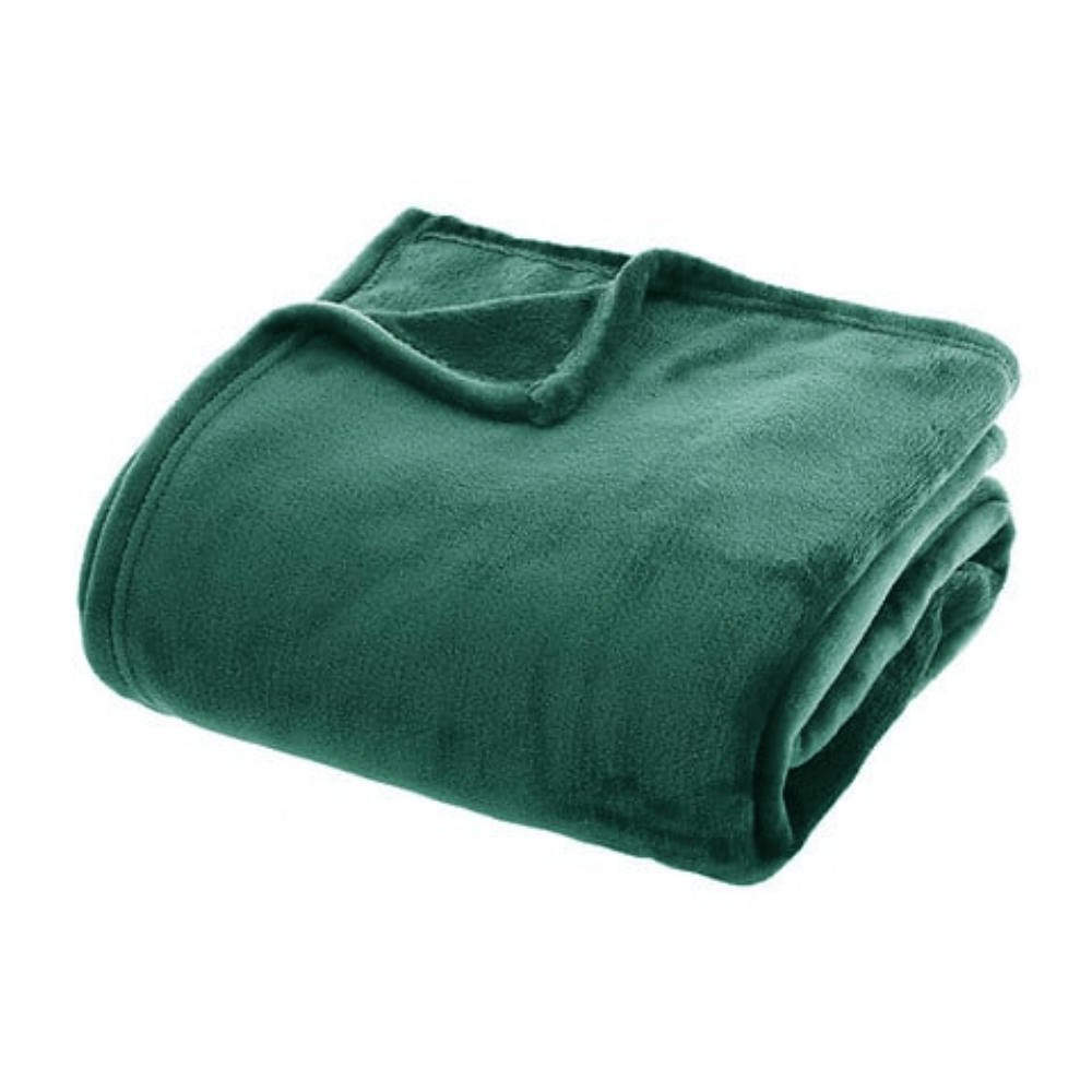 Alpha 55 Vert Plaid Flanelle Uni Doux et Confortable