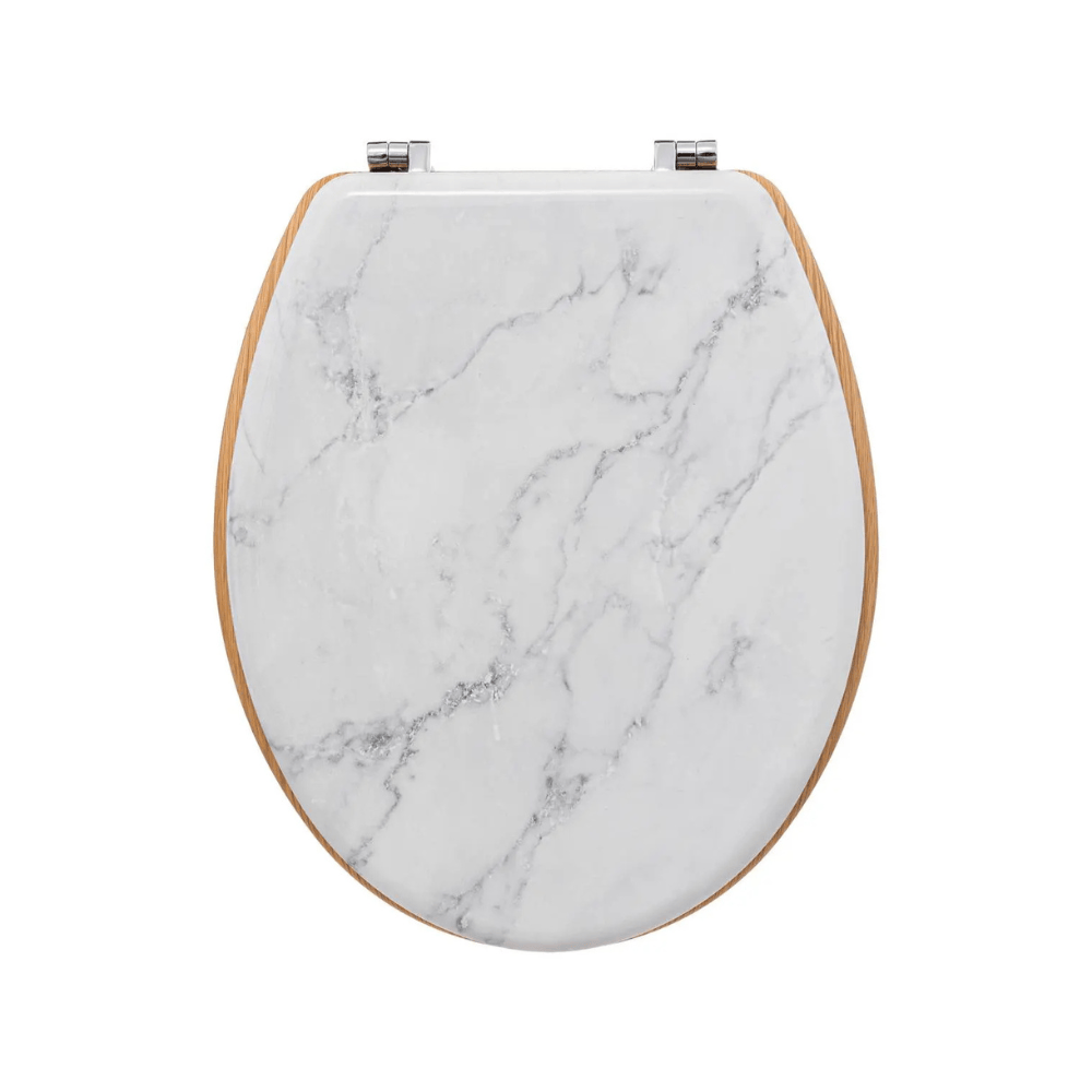 alpha55 Abattant WC LEA en bois blanc – Solide & élégant