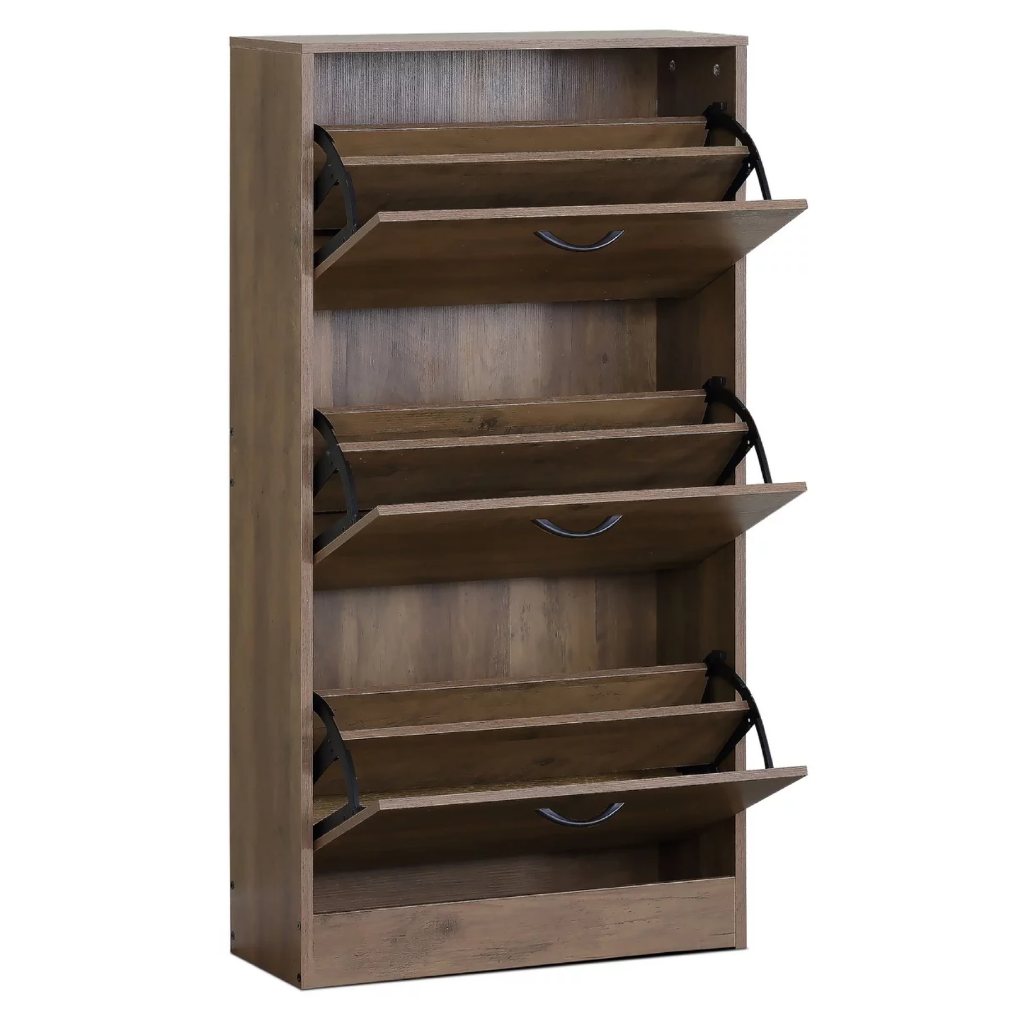 alpha55 Bois Fonce Range-chaussures 3 tiroirs