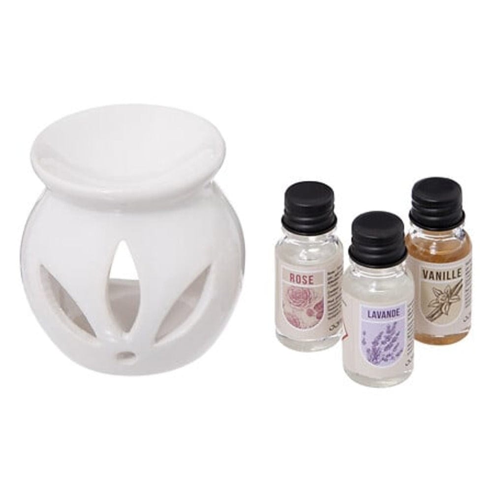 Alpha55 Brûle à parfum avec 3 huiles