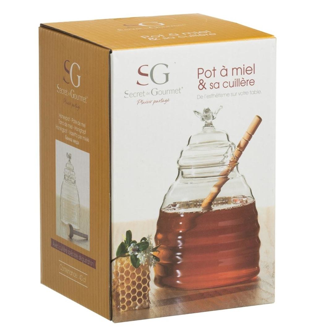 Alpha55 CUISINE,CONSERVATION ALIMENTAIRE,BOCAL ET POT Pot de miel en verre