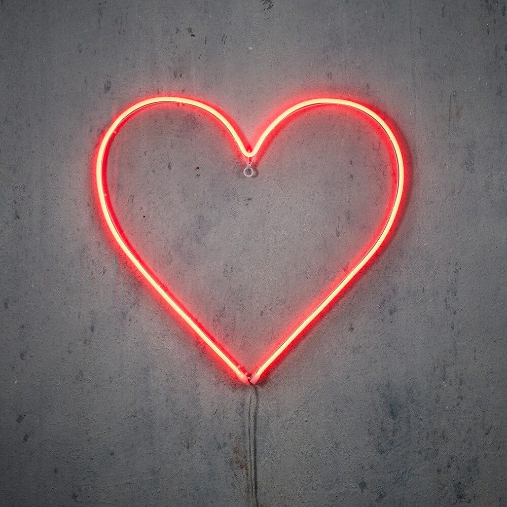 alpha55 Lampe Néon LED Cœur Rouge – Déco Lumineuse & Moderne