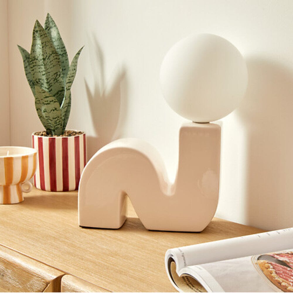 alpha55 Lampe Sibil en argile design naturel