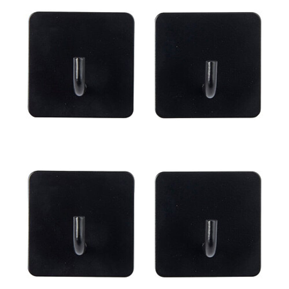 Alpha55 Lot de 4 patères adhésives en inox