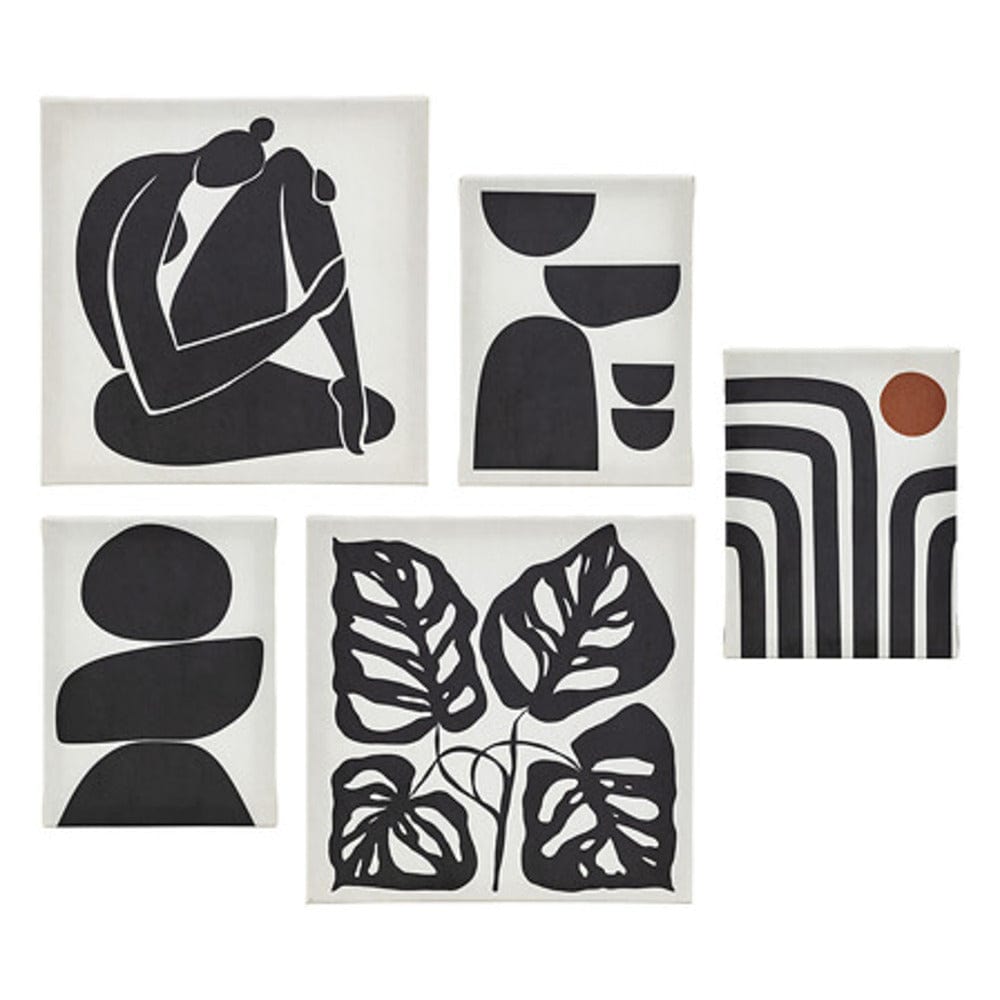 Alpha55 Lot de 5 toiles imprimées