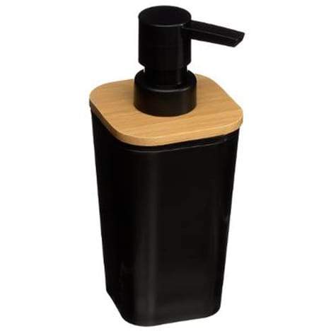 alpha55 Noir Distributeur de savon "Bambou"
