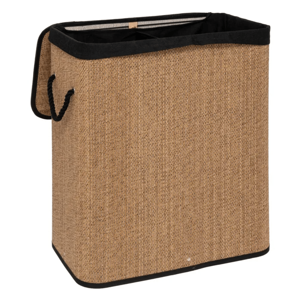 Alpha55 Panier à linge d'angle en bambou