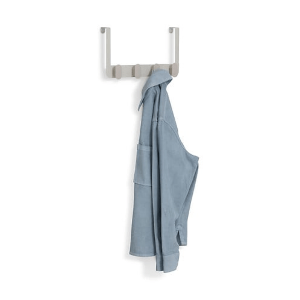 Alpha55 Patère porte LINY 4 tiges argile – Pratique & compacte