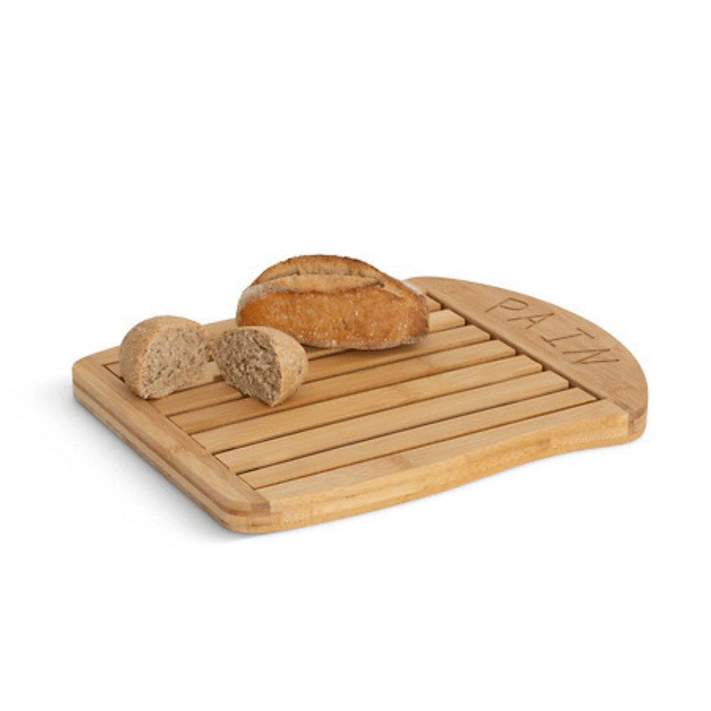 Alpha55 Planche à découper pain en bambou – Pratique