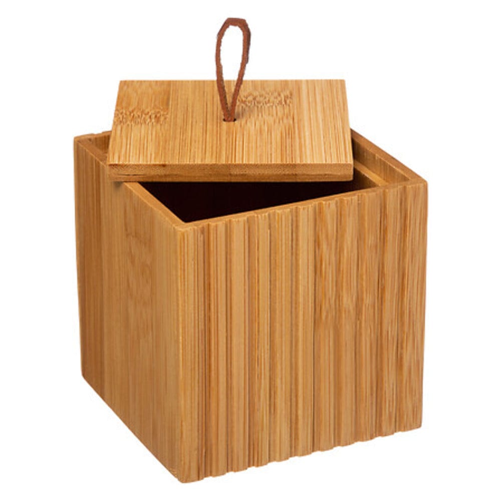 Alpha55 Pot à coton en bambou