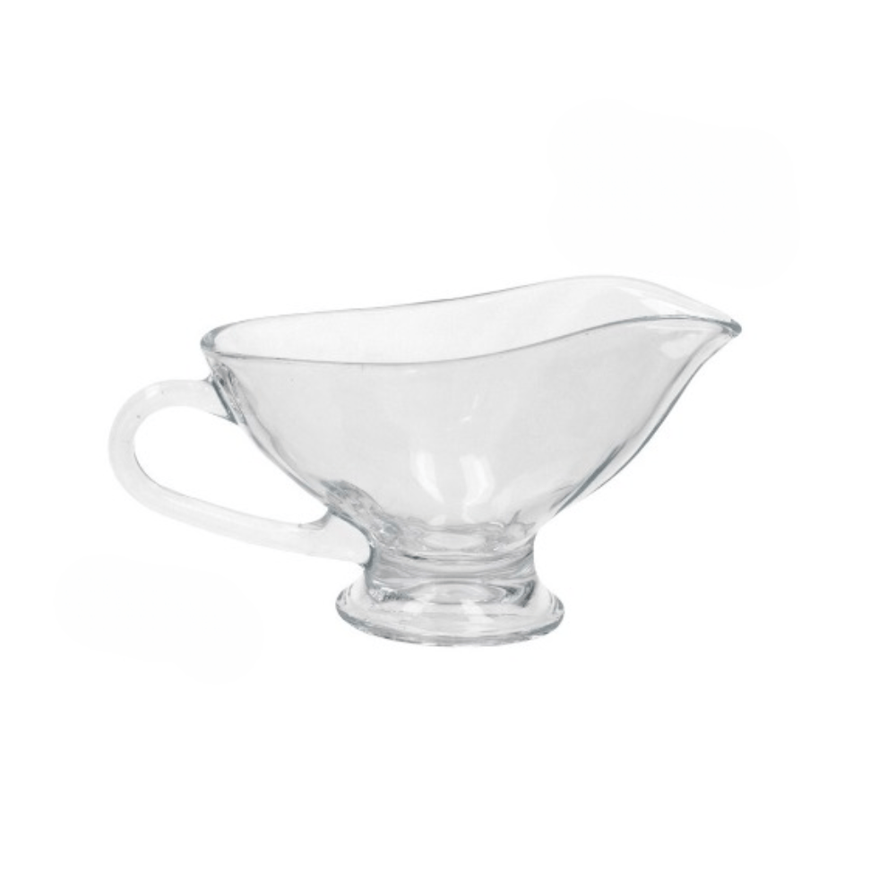 Alpha55 Saucière en Verre – Élégance & Service Précis